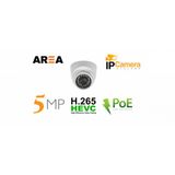 5Mp 4K Formatında Sesli Mikrafonlu Full Hd Poeli Dome İp Güvenlik Kamerası