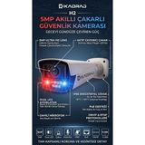 5Mp Dual Led - Ip Kamera - Çakarlı - Dahili Mikrofon - Onvif - Rstp Güvenlik Kamerası