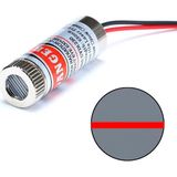 5mW 650nm Kırmızı Çizgi Lazer Modül Lens ile Odak Ayarlı 12mm Çap