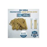 5NVERA 100'lü Beton Çivisi Ekonomik Seti | 2x30 mm + 3x30 mm Karışık Paket | Duvar ve Beton Uyumlu Çelik Çivi
