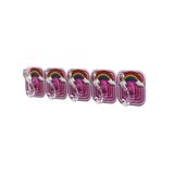 5PCS TEKLİ - ÇOKLU KULLANIM MİKA KRİSTAL KOLLU RESİMLİ YAPIŞKANLI ASKI (5264)