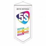 5S Kalite Bayrağı 70x200