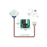 5V Step Motor 28Byj-48 Ve Uln2003A Sürücü Kartı