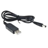 5V to 12V Kablolu Voltaj Yükseltici USB 700mA Adaptör Soket Modem