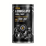 5W-30 Longlife 504/507 Tam Sentetik Motor Yağı Vw 504.00 507.00, Bmw Ll-04, Mb 229.51, Porsche C30, Apı Sn, Acea C3