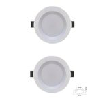 5W Smd Led Plastik Spot Beyaz 3200K Sarı Işık 2 Adet