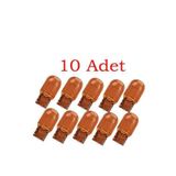 5w T10 12v Dipsiz Ampül Turuncu 10 Adet dop8521208igo