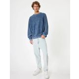 5WAM40157ND Koton Erkek Jean Pantolon AÇIK İNDİGO