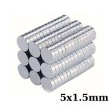 5X1.5mm Neodyum Güçlü Mıknatıs - Neodim Magnet