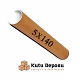 5x140 cm Kapaklı Silindir Postüp Rulo Gönderi Kutusu (5 ADET)