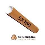 5x160 cm Kapaklı Silindir Postüp Rulo Gönderi Kutusu (5 ADET)