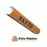 5x170 cm Kapaklı Silindir Postüp Rulo Gönderi Kutusu (5 ADET)