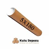 5x180 cm Kapaklı Silindir Postüp Rulo Gönderi Kutusu (5 ADET)