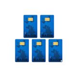 5X2.5 gr 24 Ayar Külçe Altın
