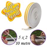 5X2=10 Metre Kapi Pencere Bandi Beyaz Fitili Yapiskanli Soguk Izolasyon Bant