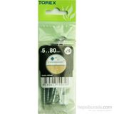 5X80 Dın 7505 Sunta Vidası 10 Adet - 5 x 80 mm