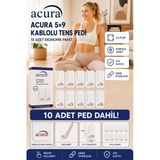 5X9 Kablolu Tens Pedi 10 Adet