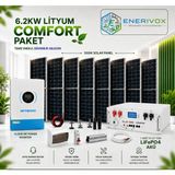6.2kw Comfort Lityum Güneş Enerji Sistemi Paketi