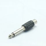 6.3 Mm Mono Erkek - Rca Dişi Adaptör Jak Fiş