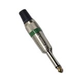 6.35mm Mono Jak Metal Kasa Altın Uçlu Profesyonel Gitar Amfi Hoparlör Ses Kablosu Tamir Konnektörü