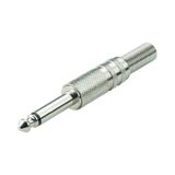 6.3Mm Mono Jack Metal Çivi Jak - Lehim Tipi Gitar Jack