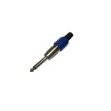 6.3Mm Mono Metal Gitar Jak Erkek - Mavi