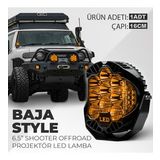 6.5" Baja Style Shooter Offroad Projektör Turuncu Led Lamba