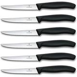 6.7233.6 Mutfak 6'lı Steak Biftek Bıçağı (Blisterli) - Beyaz