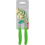 6.7636.L114B 8cm Blisterli Tırtıklı Soyma Bıçağı - Çok Renkli