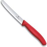 6.7831.C1 Swiss Classic 11CM Tırtıklı Domates Bıçağı, Kırmızı - Çok Renkli