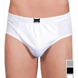 6 Adet 0109 Penye Kom %100 Pamuk Slip Erkek Külot Beyaz - - Komslip - Beyaz