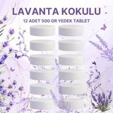 6 Adet 2X500gr - Lavanta - Nem Alıcı Rutubet Giderici Yedek Tablet