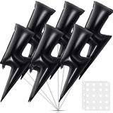 6 Adet 45 İnç Siyah Şimşek Balonlar Büyük Flaş Folyo Parti Balonları Flash Doğum Günü Partisi Malzemeleri Erkekler için Mylar Yıldırım Cıvatası Balon Doğum Günü Düğün Mezuniyet Parti Dekoru için