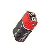 6 ADET 9 Volt Pil - 9V Oyuncak Araba Drone Kumanda Pili -9Volt Çift Başlı Kare Pil (6)