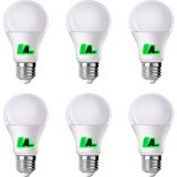 6 Adet 9W LED Ampul A+ 6500K Soğuk Beyaz Işık Lamba Aydınlatma ASA-12082 Enerji Tasarruflu Uzun Ömürlü E27