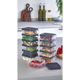 6 Adet Buzdolabı Organizeri ve Saklama Kabı - Buzdolabı Organizeri 6X250ML