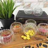 6 Adet Çift Cidarlı Mini Sosluk Drajelik - Mini Lokumluk - Çerezlik Kahve Yanı Sunumluk - Beyaz