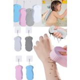 6 Adet Cilt Temizleyici Vucüt Kesesi Ultra Yumuşak Duş Süngeri Karikatür Çocuk Bebek Banyo Süngeri