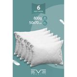 6 Adet Diamant Plus Kılıflı Fermuarlı Yıkanabilir Antialerjik Silikon Elyaf Yastık 50x70cm 800 gr
