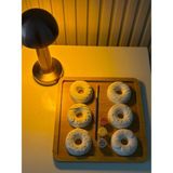 6 Adet Donut Taş Boyama Etkinlik Seti - 102-Beyaz