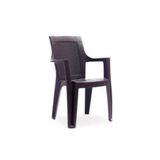 6 Adet Elegance Rattan Efektli Plastik Sandalye Bahçe Balkon Sandalyesi