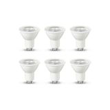 6 Adet GU10 Duylu 7 Watt Gün Işığı Led Ampul