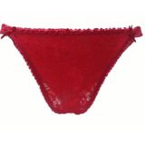 6 Adet Gümüş Bayan Kenar İki İpli Dantelli Bikini Külot M Beden