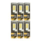 (6 Adet) Heka 5W (35W) 3000K (Sarı Işık) G4 Duylu Dim Edilebilir Led Kapsül Ampul
