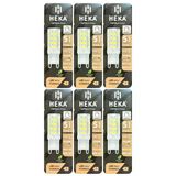 (6 Adet) Heka 5W (37W) 6500K (Beyaz Işık) G9 Duylu Dim Edilebilir Led Kapsül Ampul