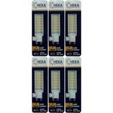 (6 Adet) Heka 7W (49W) 3000K (Gün Işığı) G9 Duylu Dim Edilebilir Led Kapsül Ampul