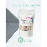 6 Adet Iran Ruşur Taşı Doğal Peeling Iran Hamam Taşı - 1 Adet
