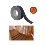 6 Adet Merdiven Zemin Kaydırmaz Bant 50 Mm X 25 Mt Siyah