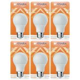 (6 Adet) Osaka 10W (75W) Beyaz Işık (6500K) E27 Duylu (Kalın Duy) Led Ampul