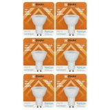 (6 Adet) Osaka 7W (50W) Sarı Işık (3000K) Gu10 Duylu Led Spot Ampul